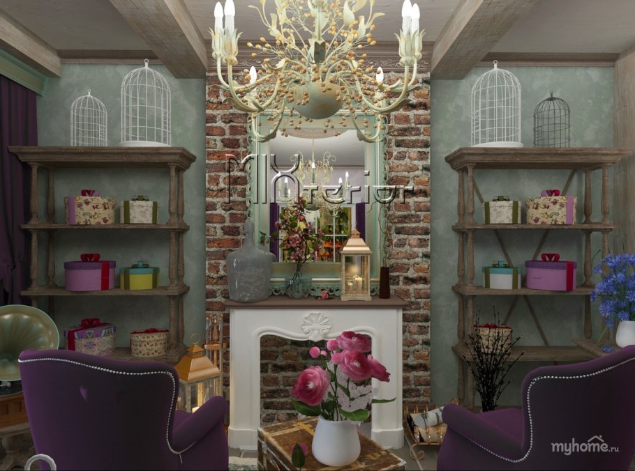 Стиль Прованс в интерьере магазина цветов