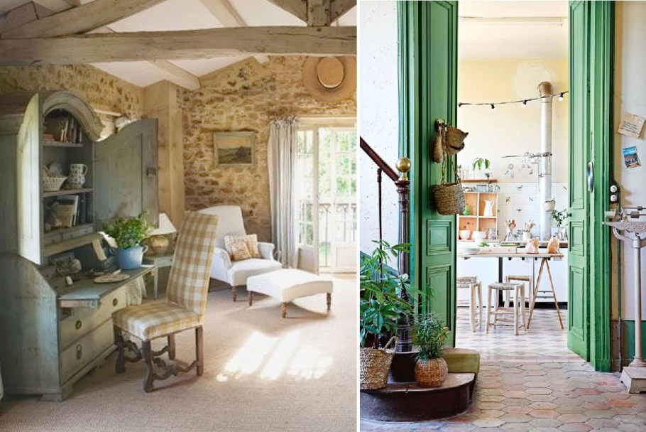 Старинный дом Прованс интерьер