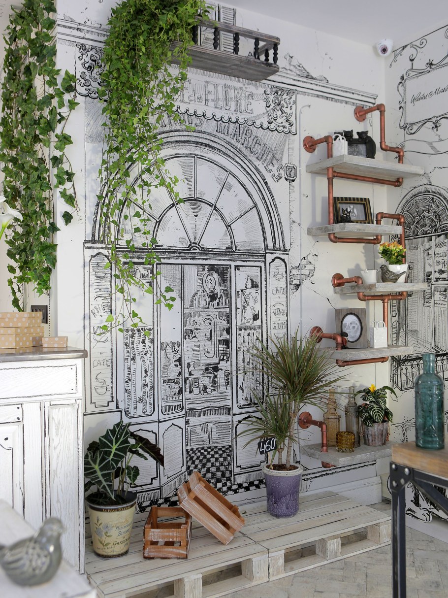 Декор стен в прованском стиле