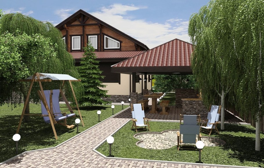 Гарден Хаус ландшафт