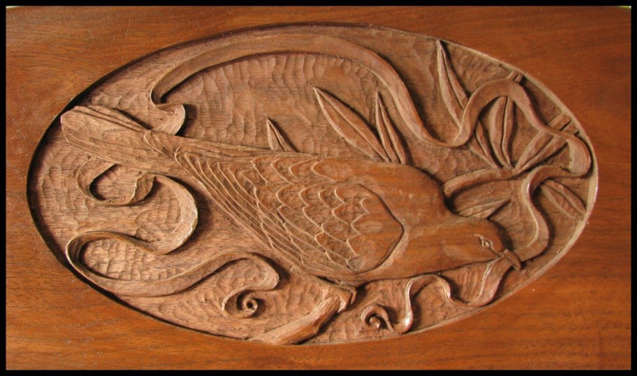 Примитивная резьба по дереву