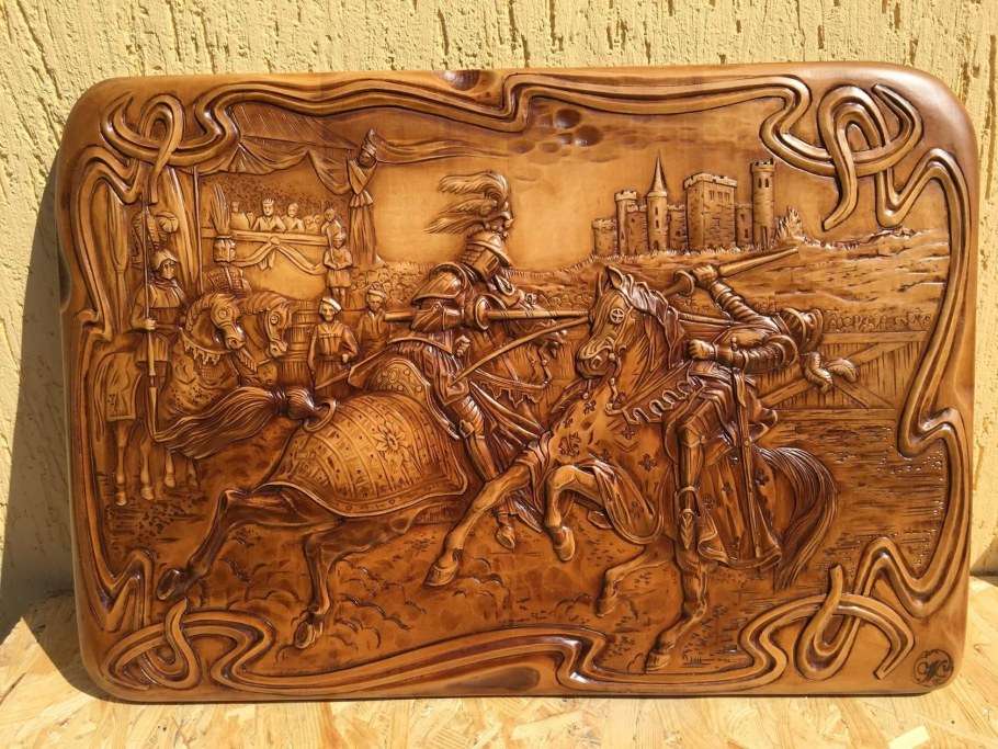 Горельефная резьба