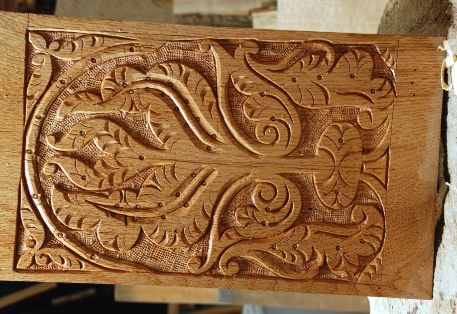 Геометрическая плоскорельефная резьба