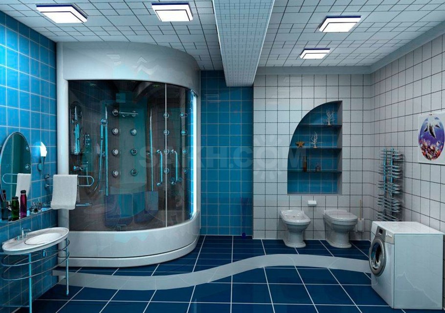 Интерьер ванной комнаты