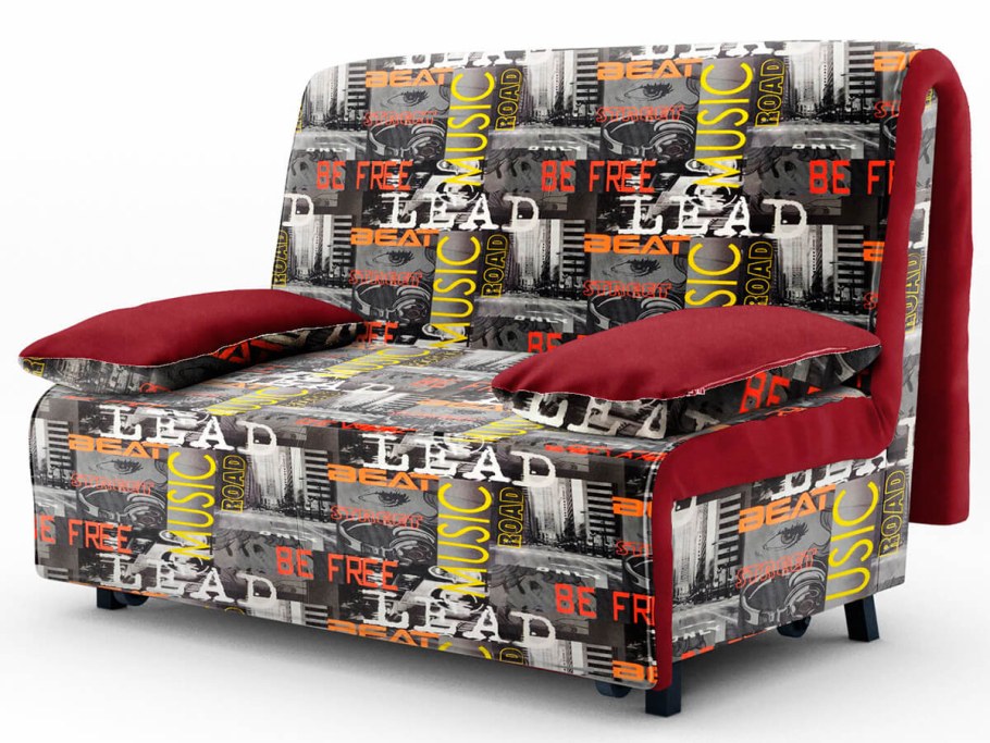 Диван аккордеон 120 на 200 без подлокотников