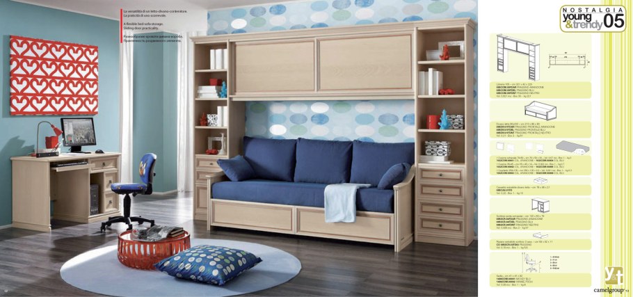 Диван-кровать в детскую комнату для подростка