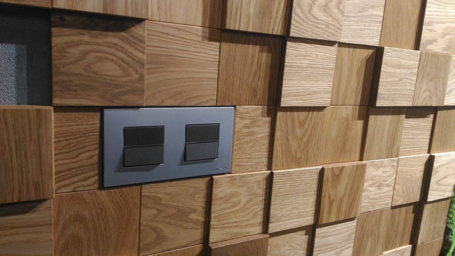 Шпонированные панели Wallhof Wood "тик"