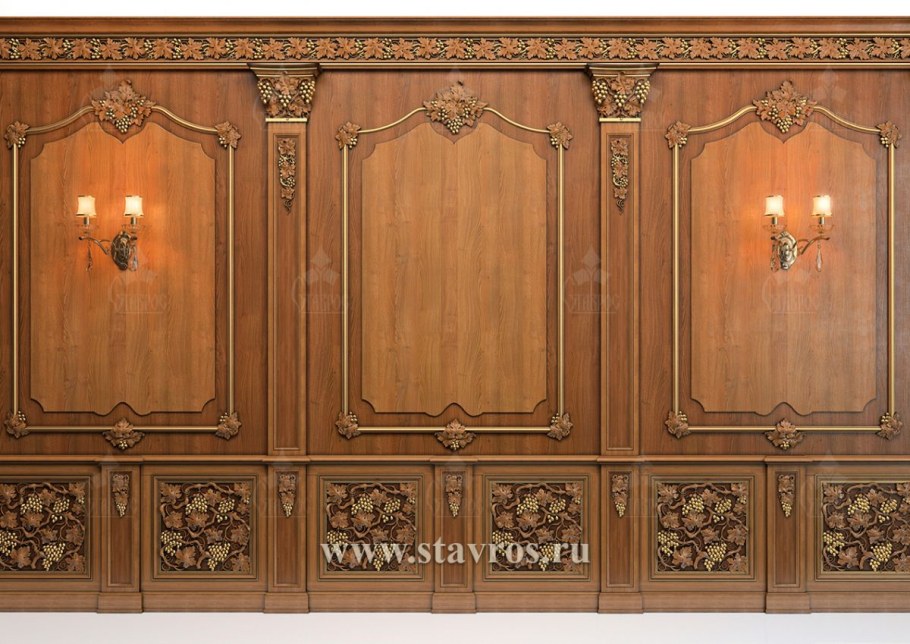 Шпонированные панели Topperfo Micro Ulme Stone Edition Acoustic Wood Panel