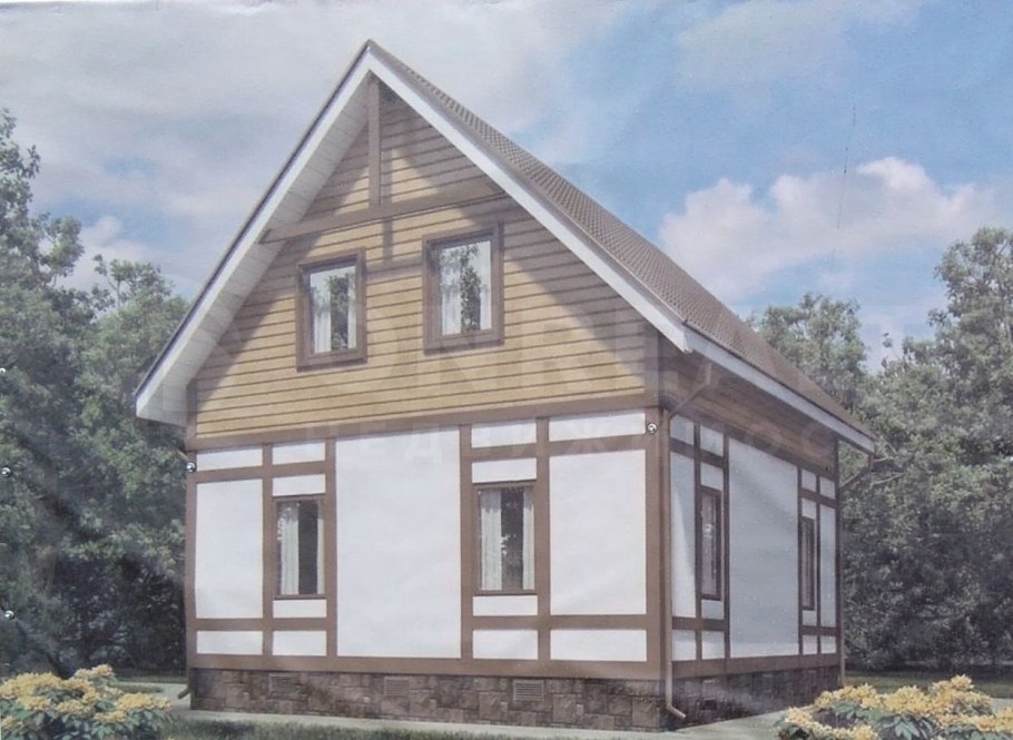 Внешняя отделка дачного домика