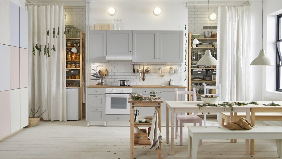 Кухня икеа Рингульт белый