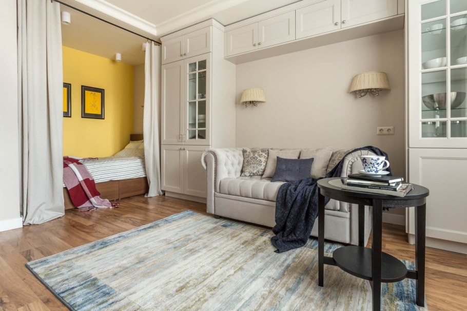 Интерьер квартиры с нишей