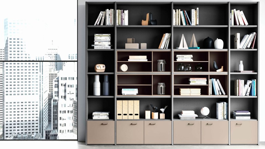 Стеллаж белый