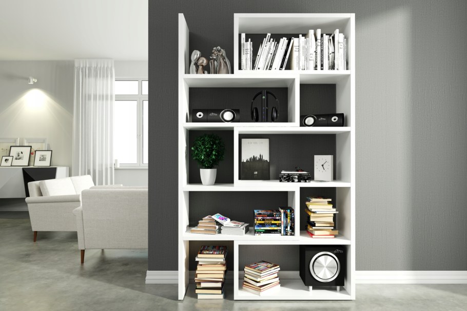 Стеллаж разделитель комнаты