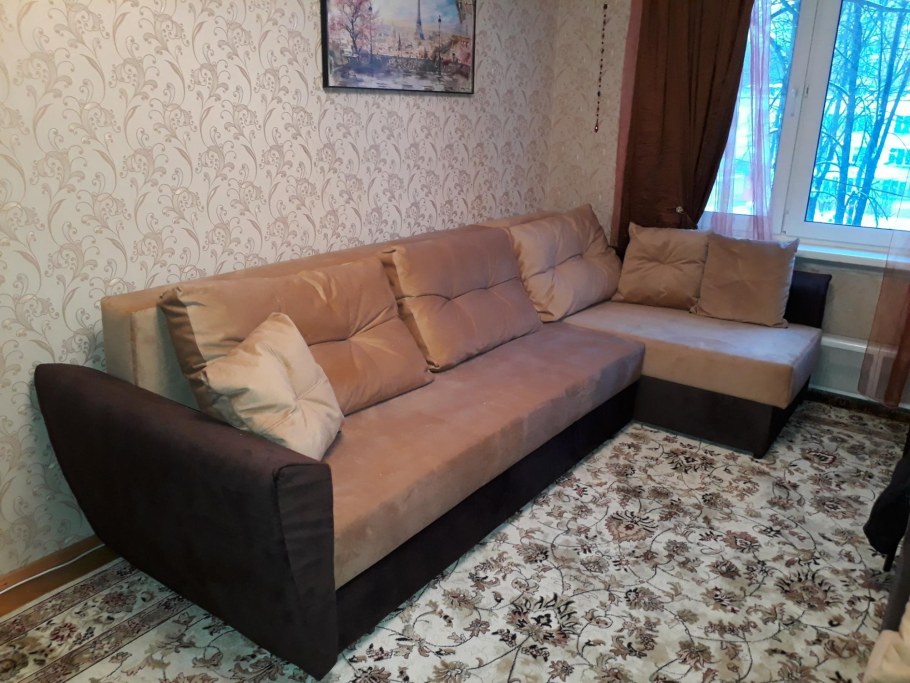 Диван Лидер угловой (Lunar Mustard) 0х0х0