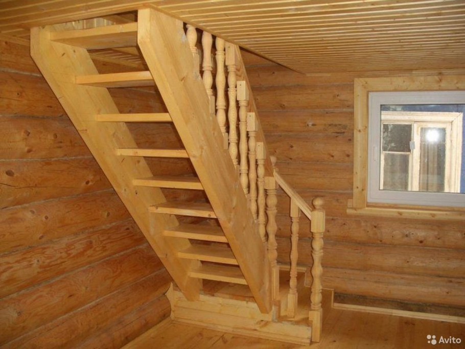Лестница в бане
