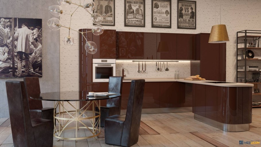 Холодильник в интерьере