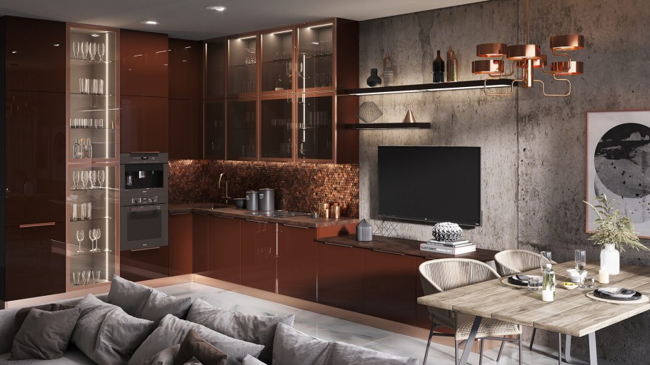 Мокка кухни мебель