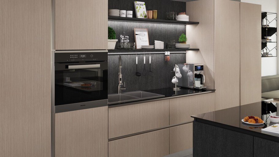 Кухонный гарнитур эмаль глянец