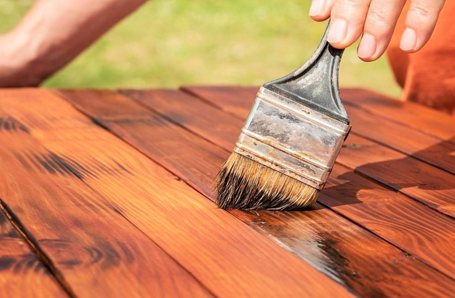 Площадка из поддонов