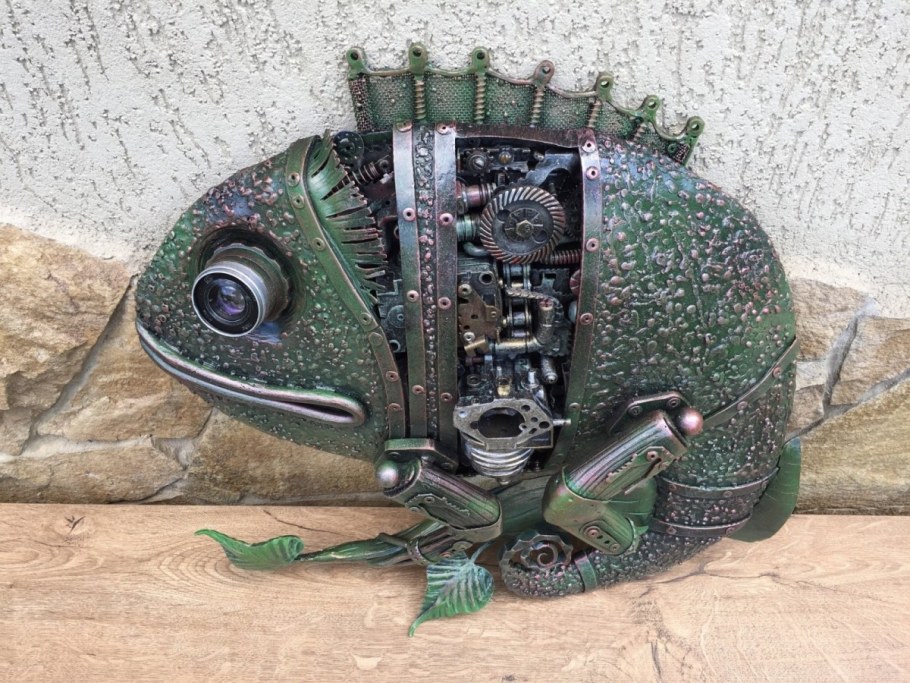 Стимпанк хамелеон Minecraft