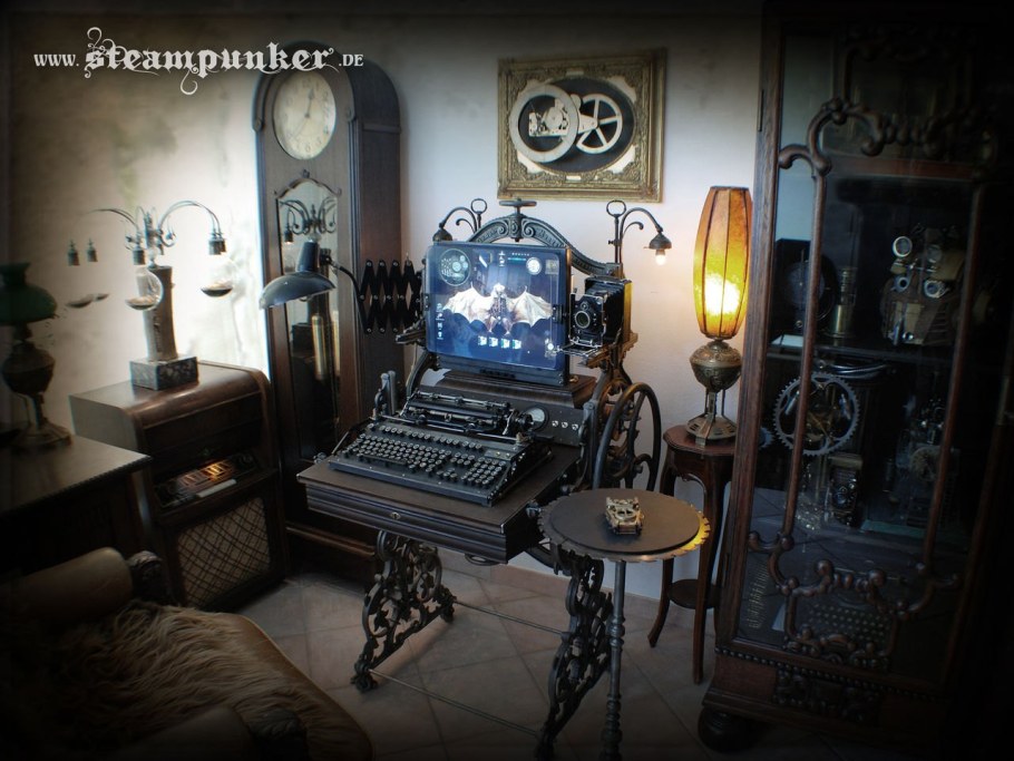 Стимпанк стиль в интерьере