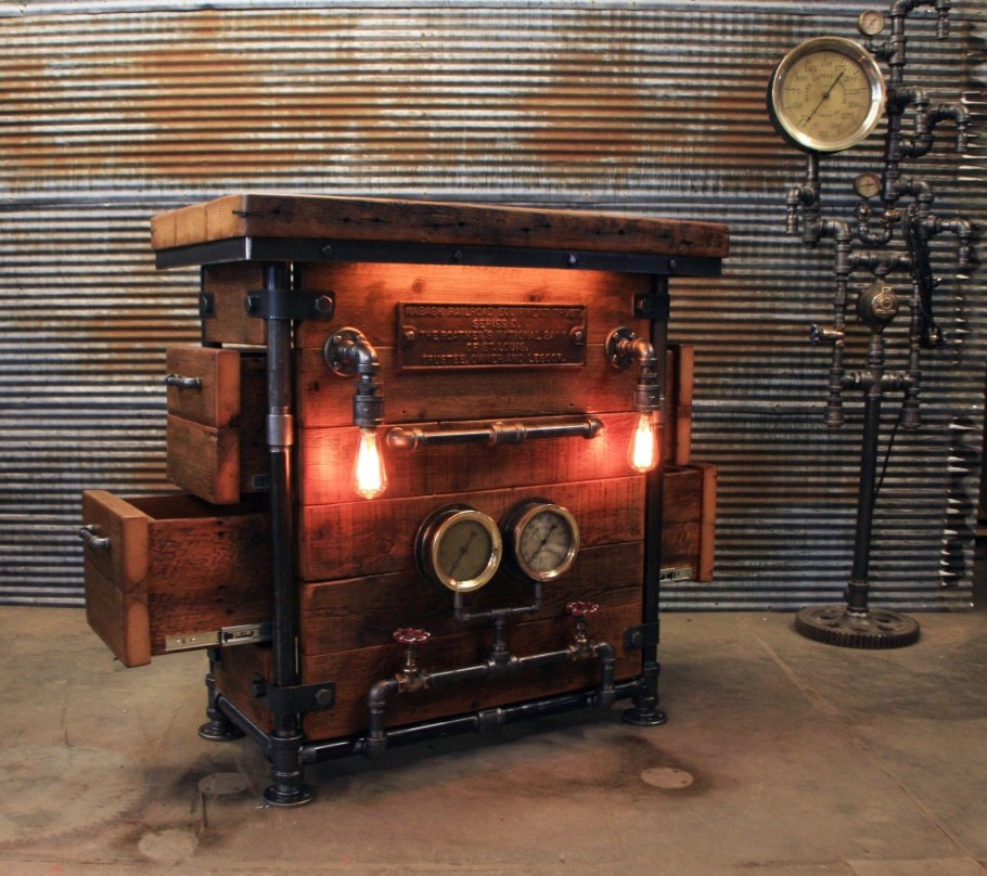 Steampunk Style печь