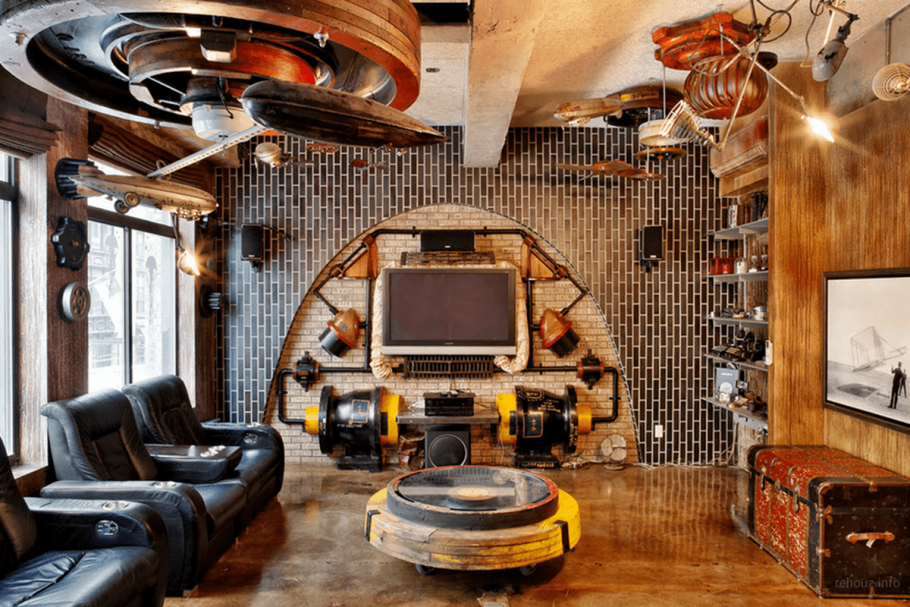 Стиль Steampunk в интерьере