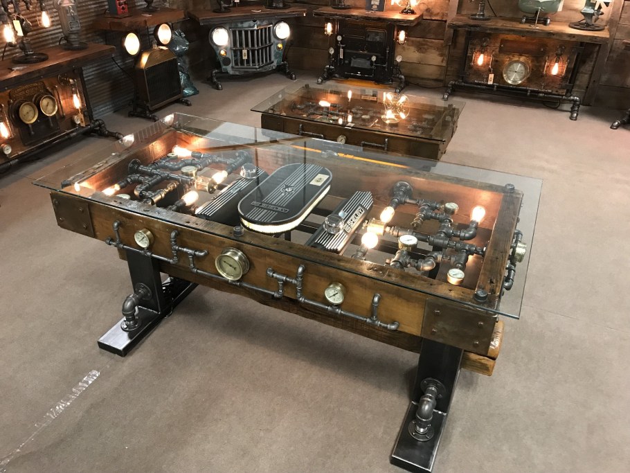 Стол в стиле стимпанк