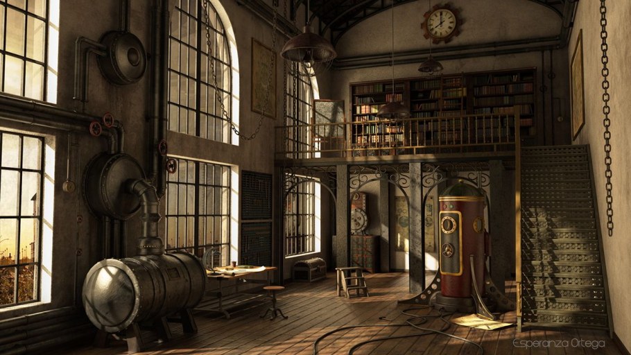 Алхимическая лаборатория в Виттенберге