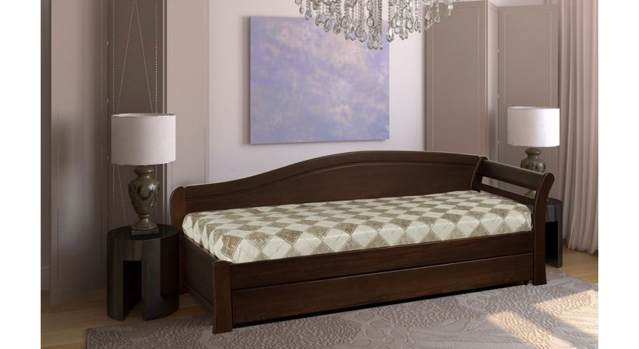 Кровать с вядвижными ящика