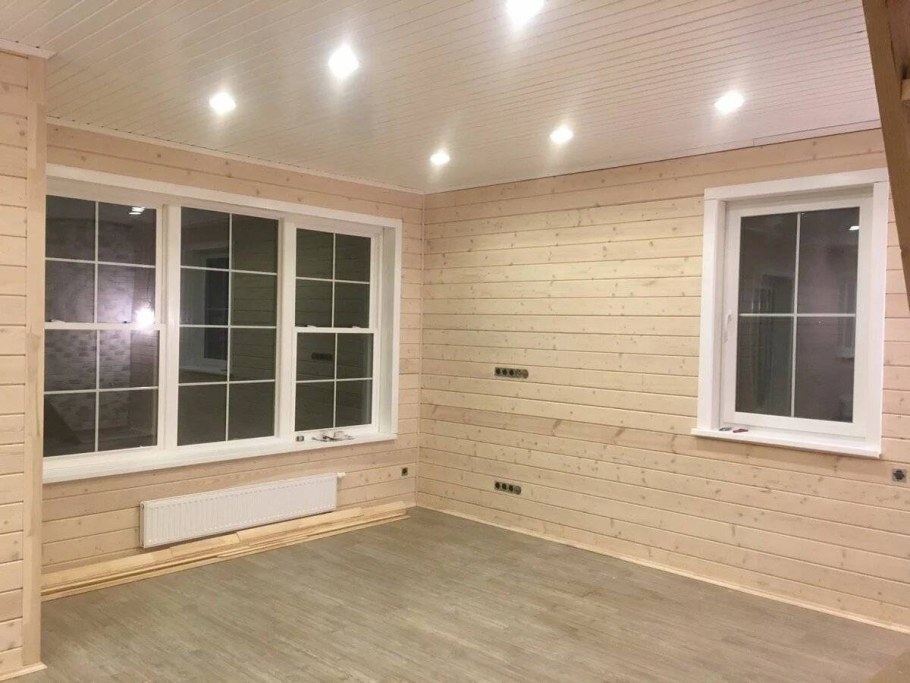 Интерьер в деревянном доме