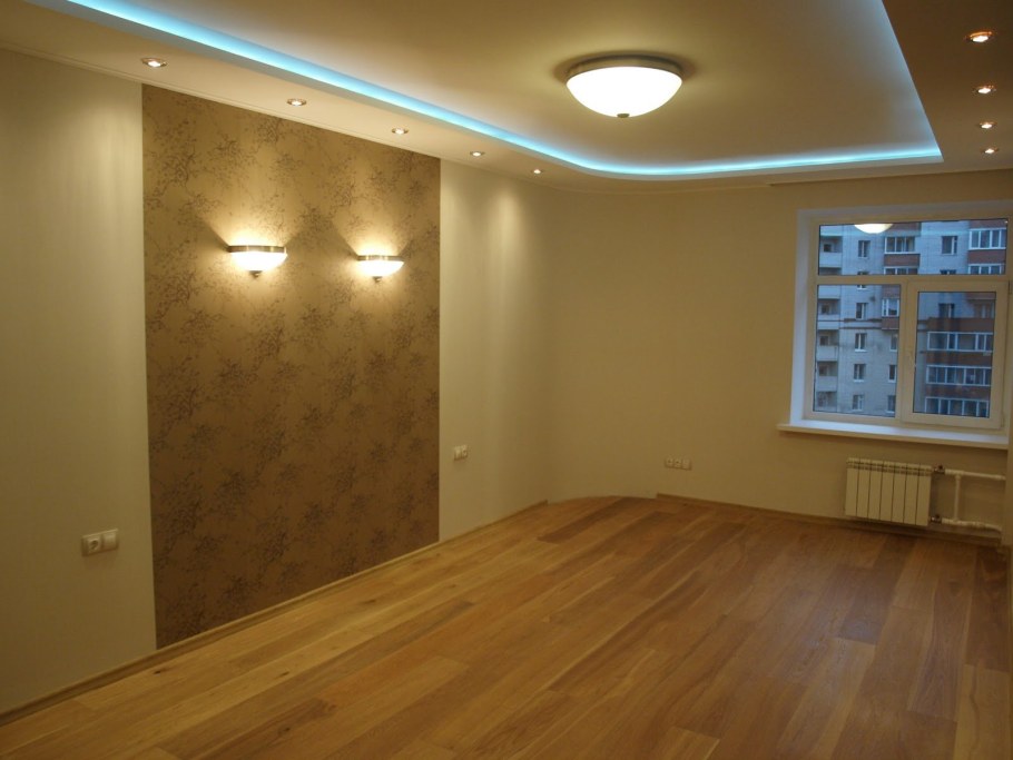 Отделка комнаты в квартире