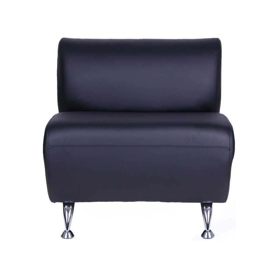 Кресло дерби 970x770x670 эко-кожа черная