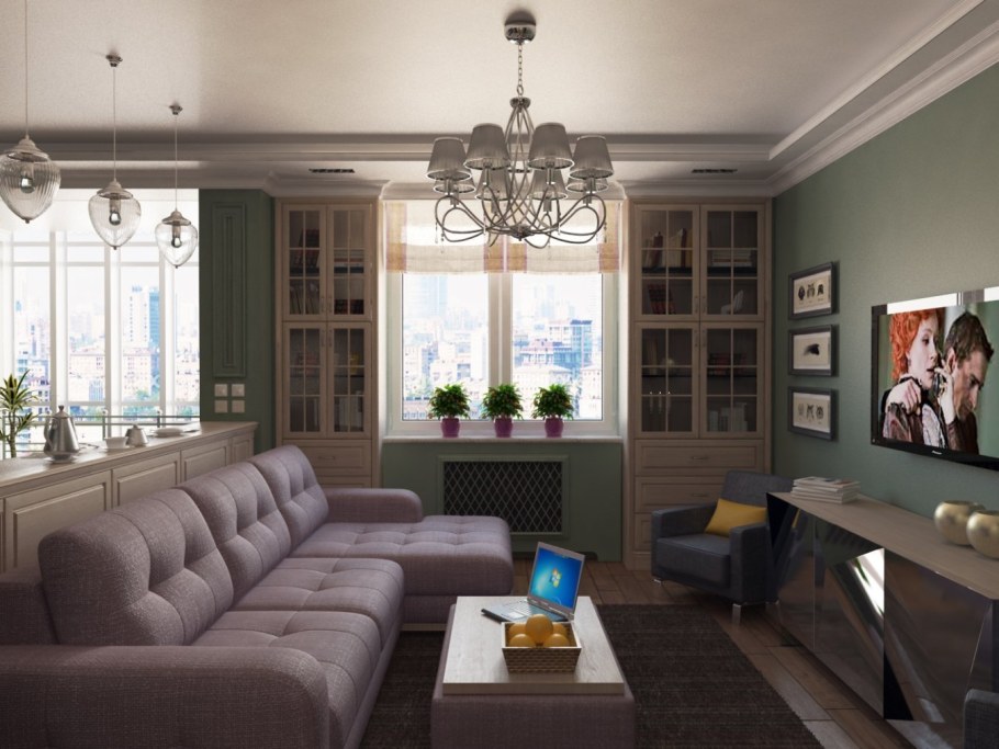 Диван бежевый Сканди