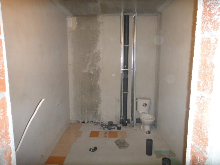 Ванная черновая отделка