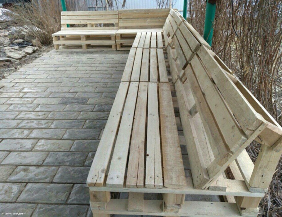 Леса из поддонов