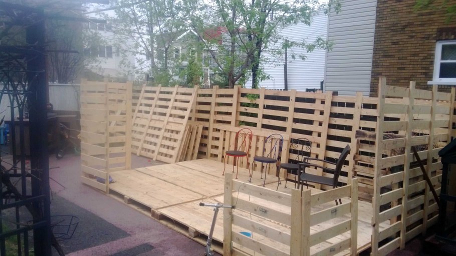 Мебель для сада из паллет