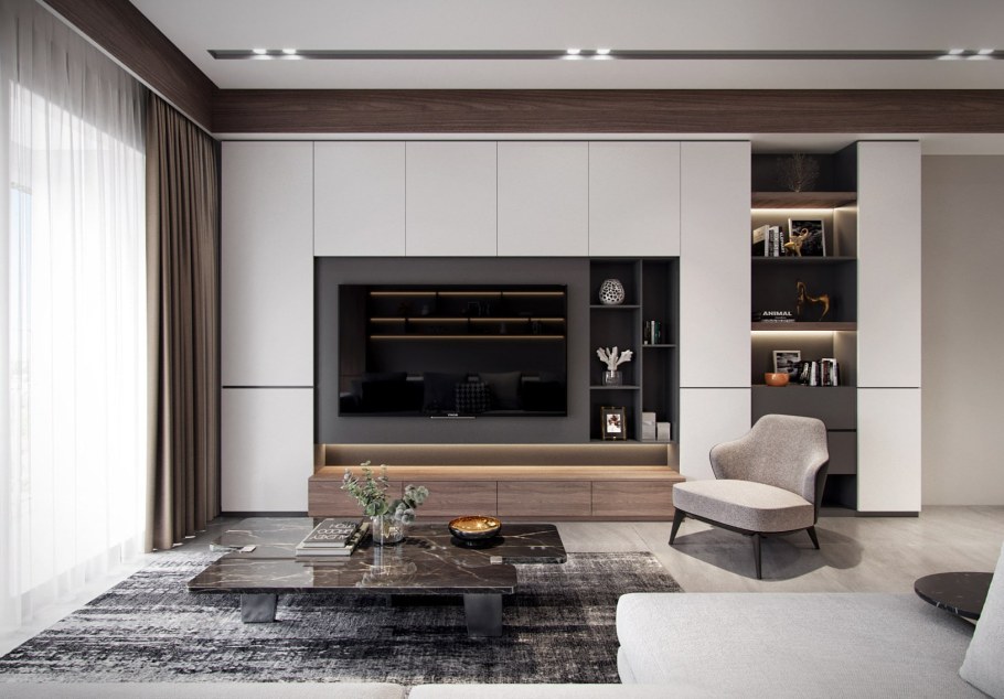 Современная гостиная