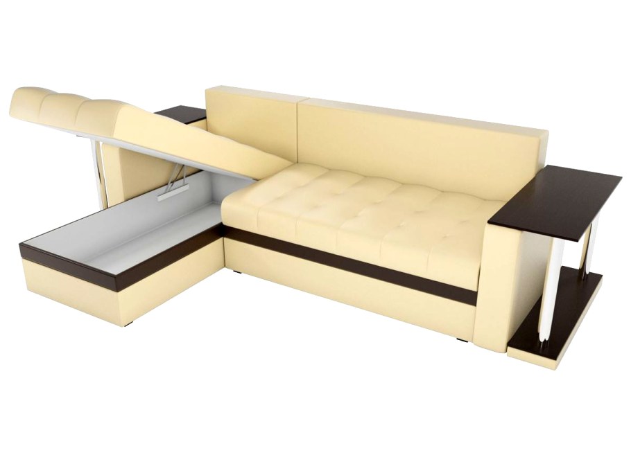 Диван Атланта экокожа белый