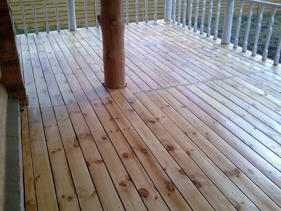 Терраса из поддонов