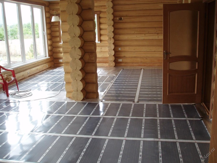 Тёплый пол электрический на даче