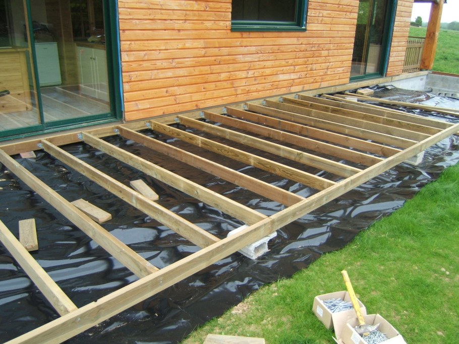 Настил для беседки