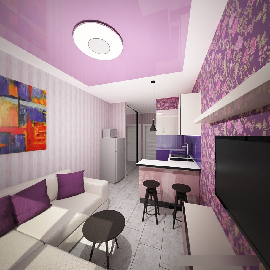 Интерьер гостинки студии