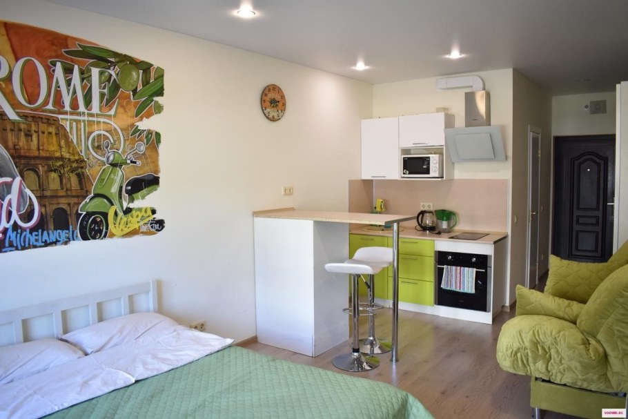 Интерьер студии 18 кв.м