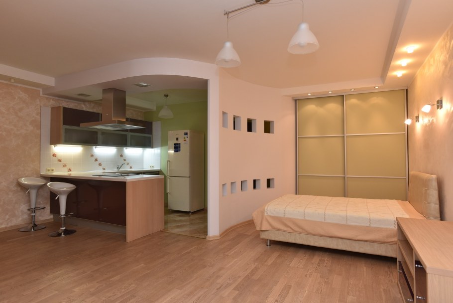 Планировка кухни в гостинке