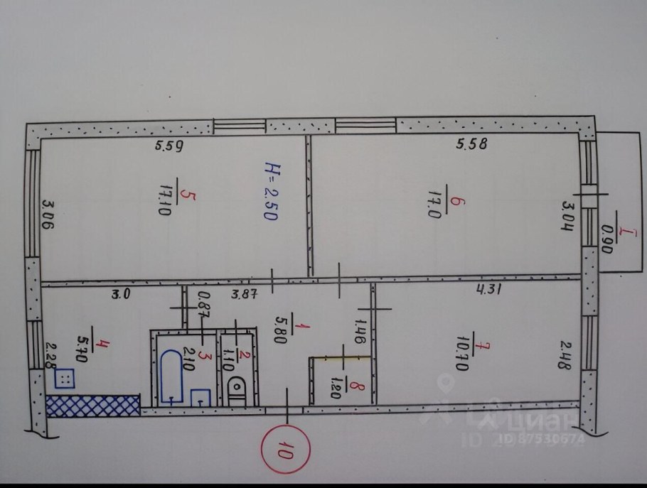 Брежневка 3-х комнатная квартира планировка