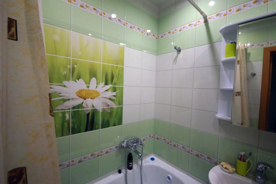 Отделка душевой комнаты пластиковыми панелями