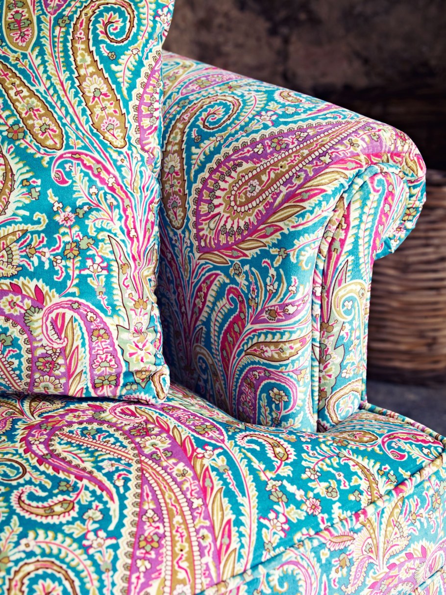 Стиль пейсли в интерьере