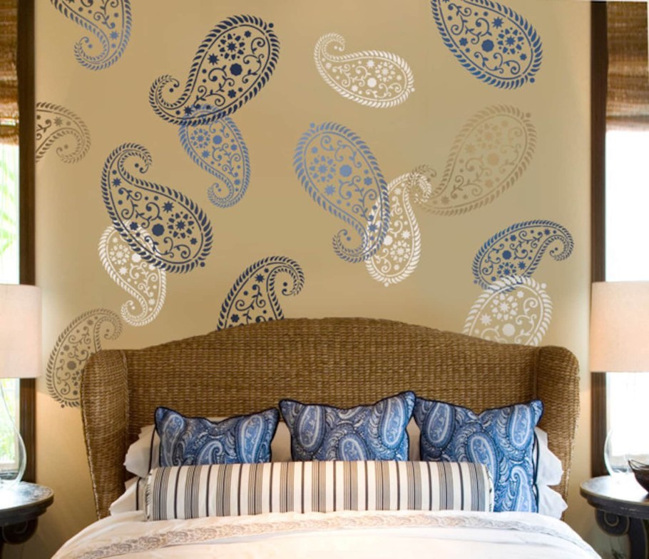 Трафаретные узоры в интерьере