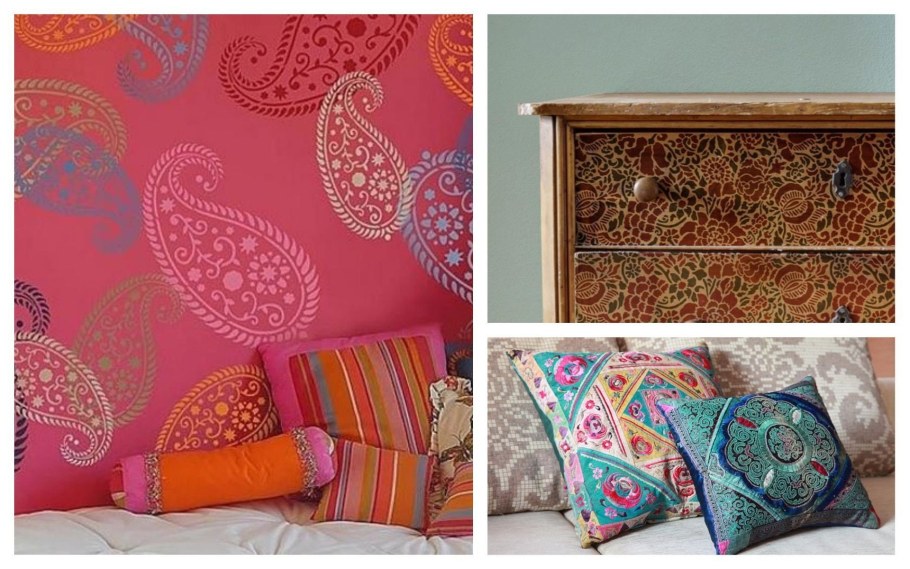 Стиль пейсли в интерьере